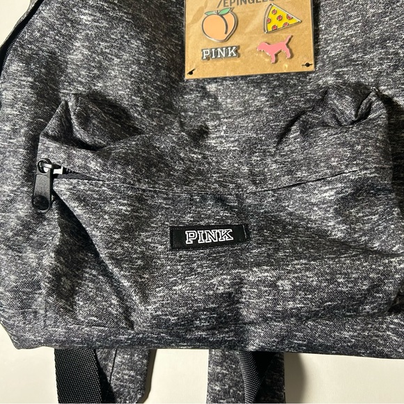 Victoria’s Secret PINK Mini Backpack w Collectable Pin Set NWOT - Picture 6 of 7